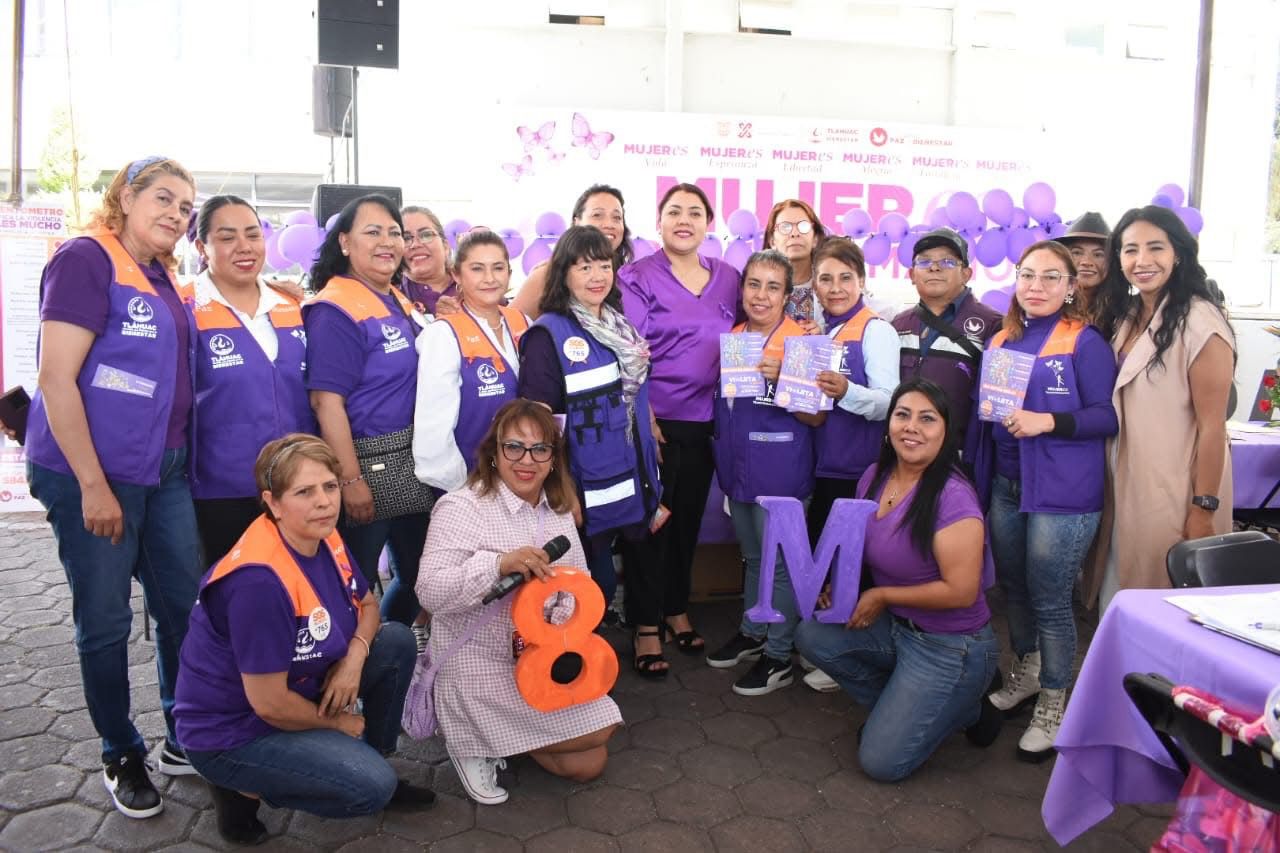 ALCALDÍA TLÁHUAC CONMEMORA EL 8M CON JORNADA  DE ACTIVIDADES 