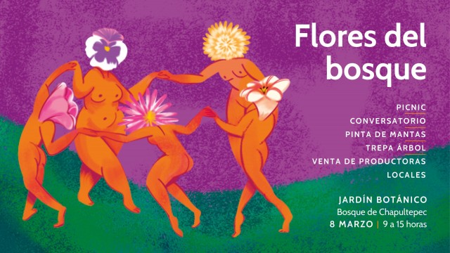 Invita SEDEMA al “Picnic: Flores del Bosque” en el marco del 8M