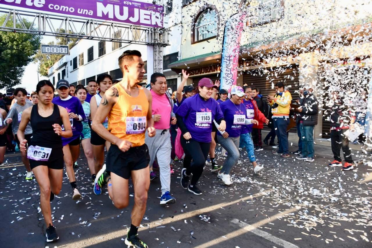 Gran carrera por el Día de la Mujer en la Alcaldía Tláhuac